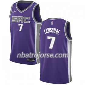 Män Sacramento Kings Tröja Skal Labissiere 7 Nike 2017-18 Lila Swingman